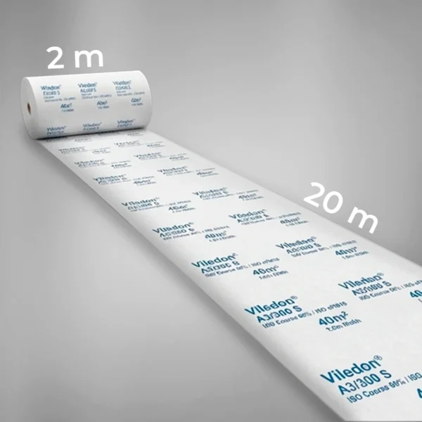 Rollo de tela filtrante A3/300