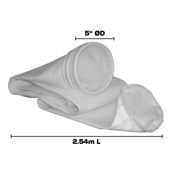 Bolsa de poliéster 500g/m2 - 5" x 2.54m