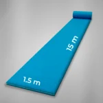 Rollo poliester azul/b lanco para cabina de pintura