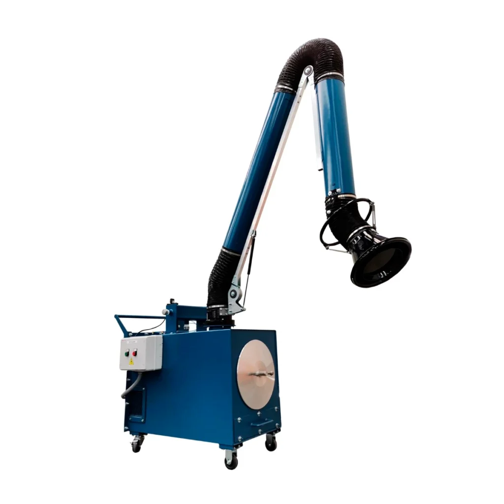 Colector Portátil de Polvo y humo con brazo flexible