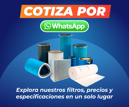 Cotiza tus filtros  por whatsApp