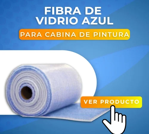 Fibra de vidrio azul. Para cabina de pintura Ver producto.