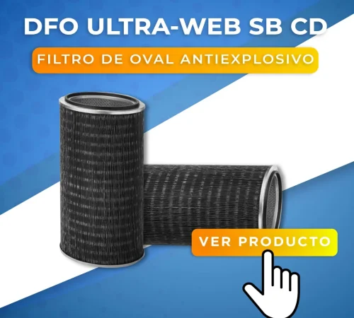 DFO ULTRA-WEB SB CD Filtro de oval antiexplosivo. Ver producto.