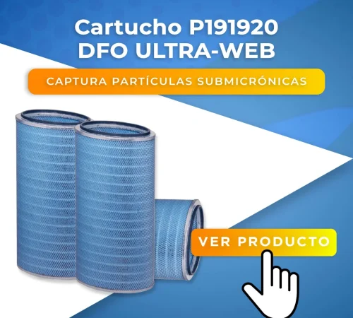Cartucho P191920 DFO ULTRA-WEB Captura partículas submicrónicas. Ver producto